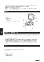 Предварительный просмотр 54 страницы Linea 2000 DOMO B3963 Instruction Booklet