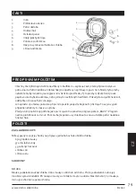 Предварительный просмотр 79 страницы Linea 2000 DOMO B3963 Instruction Booklet