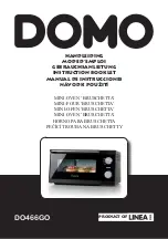 Linea 2000 DOMO BRUSCHETTA DO466GO Instruction Booklet preview