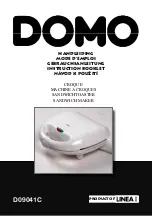 Linea 2000 DOMO D09041C Instruction Booklet предпросмотр