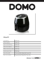 Linea 2000 Domo Deli-Fryer 5L XXL Instruction Booklet предпросмотр