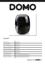 Linea 2000 DOMO Deli-fryer XL 4L Instruction Booklet предпросмотр