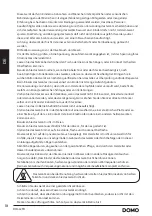 Предварительный просмотр 18 страницы Linea 2000 DOMO Deli-fryer XL 4L Instruction Booklet