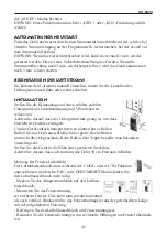 Предварительный просмотр 45 страницы Linea 2000 DOMO DO-262A Instruction Booklet