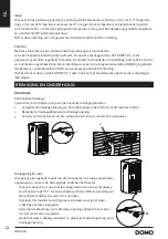 Предварительный просмотр 12 страницы Linea 2000 DOMO DO10160 Instruction Booklet