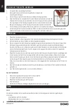 Preview for 6 page of Linea 2000 DOMO DO1025FR Instruction Manual