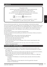 Preview for 15 page of Linea 2000 DOMO DO1025FR Instruction Manual