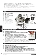 Preview for 28 page of Linea 2000 DOMO DO1025FR Instruction Manual