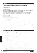 Preview for 36 page of Linea 2000 DOMO DO1025FR Instruction Manual