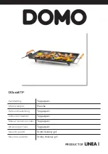 Linea 2000 DOMO DO1028TP Instruction Booklet preview