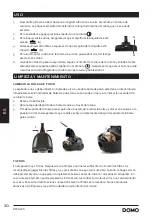 Preview for 30 page of Linea 2000 DOMO DO1033S Instruction Manual