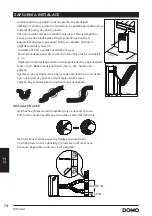 Preview for 74 page of Linea 2000 DOMO DO1034A Instruction Booklet