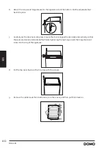 Предварительный просмотр 40 страницы Linea 2000 DOMO DO1051K Manual