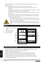 Предварительный просмотр 74 страницы Linea 2000 DOMO DO1051K Manual