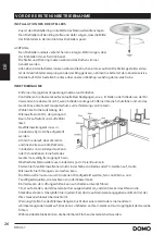 Предварительный просмотр 26 страницы Linea 2000 DOMO DO1057 Instruction Booklet