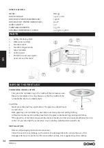 Предварительный просмотр 34 страницы Linea 2000 DOMO DO1057 Instruction Booklet