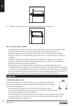 Предварительный просмотр 8 страницы Linea 2000 Domo DO1070DV Instruction Booklet