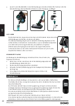 Предварительный просмотр 22 страницы Linea 2000 DOMO DO1097SV Instruction Booklet