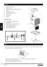 Предварительный просмотр 20 страницы Linea 2000 DOMO DO154A Instruction Booklet