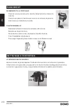 Preview for 20 page of Linea 2000 DOMO DO219SV Instruction Booklet