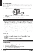 Preview for 8 page of Linea 2000 DOMO DO222SV Instruction Booklet