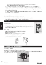 Preview for 34 page of Linea 2000 DOMO DO229SV Instruction Booklet