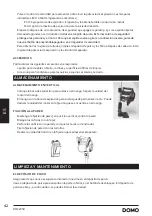 Preview for 42 page of Linea 2000 DOMO DO229SV Instruction Booklet