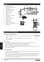 Предварительный просмотр 68 страницы Linea 2000 DOMO DO2332CG Instruction Booklet