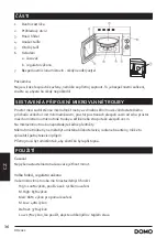 Предварительный просмотр 36 страницы Linea 2000 DOMO DO2423 Instruction Booklet