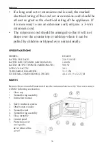 Preview for 56 page of Linea 2000 DOMO DO2430 Instruction Booklet