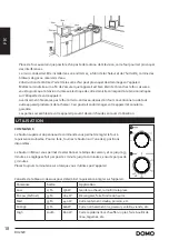 Preview for 18 page of Linea 2000 DOMO DO2520 Instruction Manual