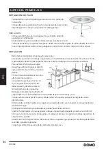 Preview for 44 page of Linea 2000 DOMO DO2520 Instruction Manual