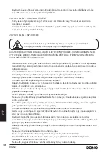 Preview for 58 page of Linea 2000 DOMO DO2520 Instruction Manual