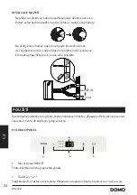 Предварительный просмотр 72 страницы Linea 2000 Domo DO263A Instruction Booklet