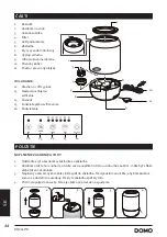 Preview for 44 page of Linea 2000 DOMO DO265HD Instruction Booklet