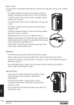 Предварительный просмотр 116 страницы Linea 2000 Domo DO266A Instruction Booklet