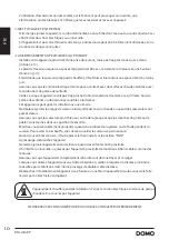 Preview for 10 page of Linea 2000 Domo DO30110KP Manual