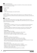 Preview for 24 page of Linea 2000 Domo DO324A Manual