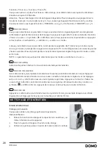 Preview for 28 page of Linea 2000 Domo DO324A Manual