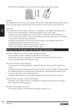 Preview for 44 page of Linea 2000 Domo DO324A Manual