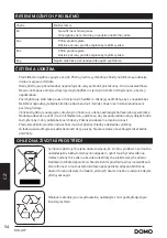 Preview for 54 page of Linea 2000 DOMO DO337IP Instruction Booklet