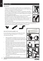 Preview for 8 page of Linea 2000 Domo DO360A Instruction Booklet