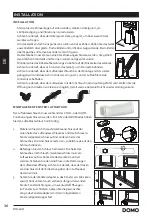 Preview for 36 page of Linea 2000 Domo DO360A Instruction Booklet