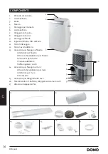 Preview for 76 page of Linea 2000 Domo DO360A Instruction Booklet