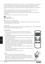 Preview for 80 page of Linea 2000 Domo DO360A Instruction Booklet