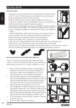 Preview for 22 page of Linea 2000 Domo DO362A Instruction Booklet