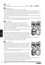 Preview for 68 page of Linea 2000 Domo DO362A Instruction Booklet