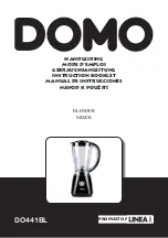 Linea 2000 DOMO DO441BL Instruction Booklet предпросмотр