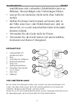 Preview for 19 page of Linea 2000 DOMO DO442KM Instruction Booklet