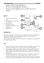 Preview for 23 page of Linea 2000 DOMO DO442KM Instruction Booklet